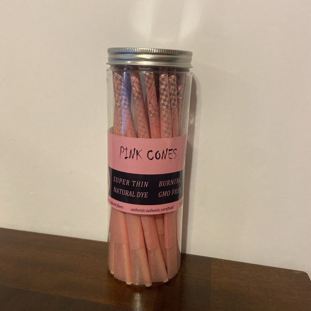 Pink Pre rolled Cones 52 Pack Rolling Papers King Size Rolling Cones w 20 sticks